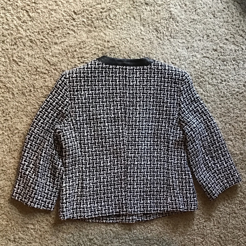 Pendleton leather and silk suit coat fully lined - Picture 7 of 7